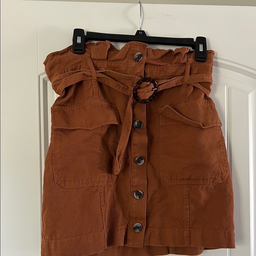 Banana Republic Copper Skirt with Belt